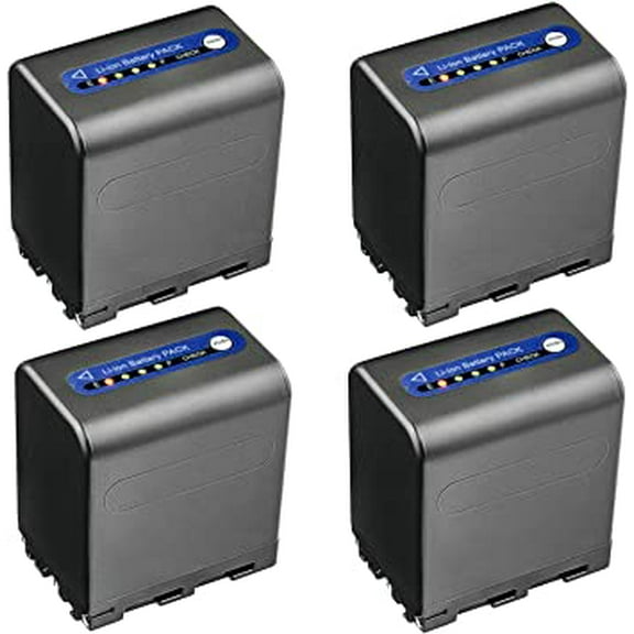 Kastar 4-Pack NP-QM91D Battery 7.4V 5500mAh Replacement for Sony CCD-DVD101 CCD-DVD200 CCD-DVD201 CCD-DVD300 CCD-DVD301 CCD-DVD91 CCD-HC14 CCD-HC15 CCD-HC88 CCD-PC6 CCD-PC8 CCD-PC9 Camcorder