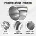 thumbnail image 4 of Unique Bargains 4 Pcs OD 3 Inch 45 Degree SS304 Stainless Steel Exhaust Elbow Pipe for Car Modified Exhaust System, 4 of 7