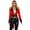 Red, variant on Haitryli Woman's Victorian Tailcoat Jacket Suit Steampunk Circus Coat Ringmaster Double-Breasted Red L