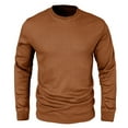 thumbnail image 3 of Honeeladyy Men's Ribbed Henley Shirt Slim Fit Long Sleeve Casual T-Shirt #Qg-Khaki-XXL, 3 of 7