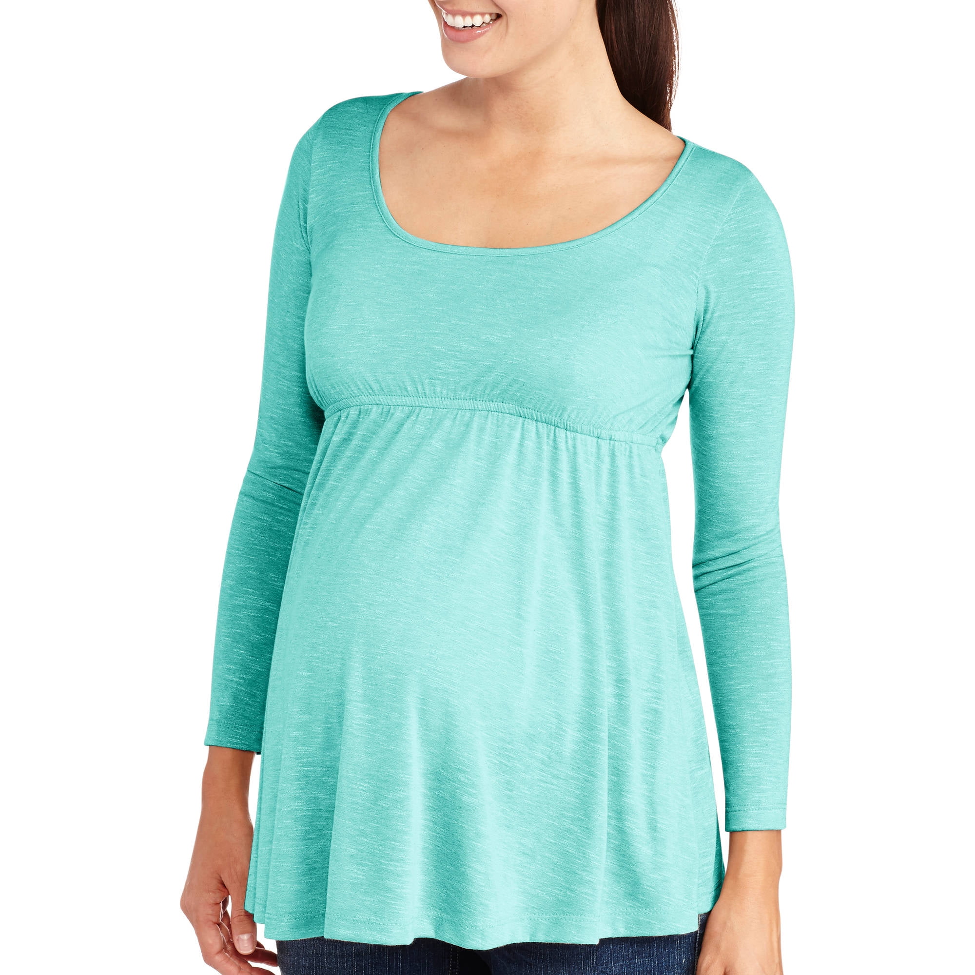 Maternity Long Sleeve Babydoll Top