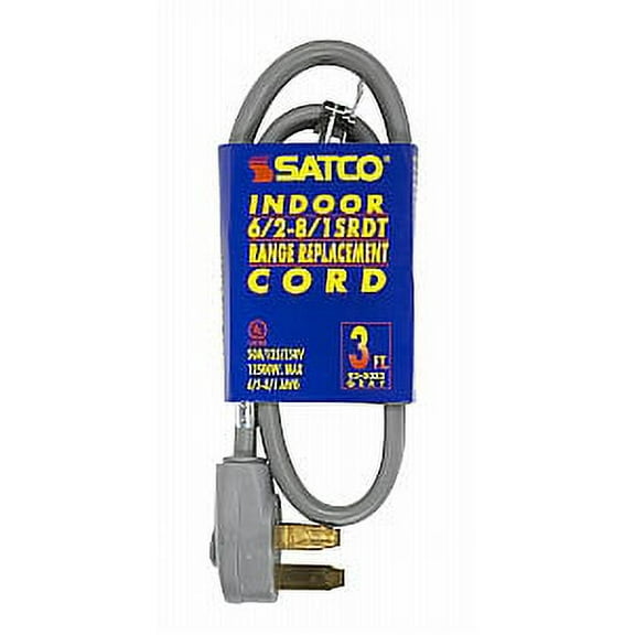 Satco 3 FT 3 Wire Replacement Range Cord
