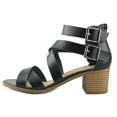 thumbnail image 3 of Material Girl Womens Danee Open Toe Casual Strappy Sandals, 3 of 4