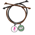 thumbnail image 1 of Planta de agua de hoja de loto, flor de loto Pulsera Cuerda Mano Cadena Cuero Dinero Pulsera Unbranded M, 1 of 2