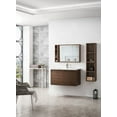 thumbnail image 3 of James Martin Vanities 35.4" Single Vanity Cabinet, Mid Century Walnut w/Glossy White Composite Top, 3 of 7