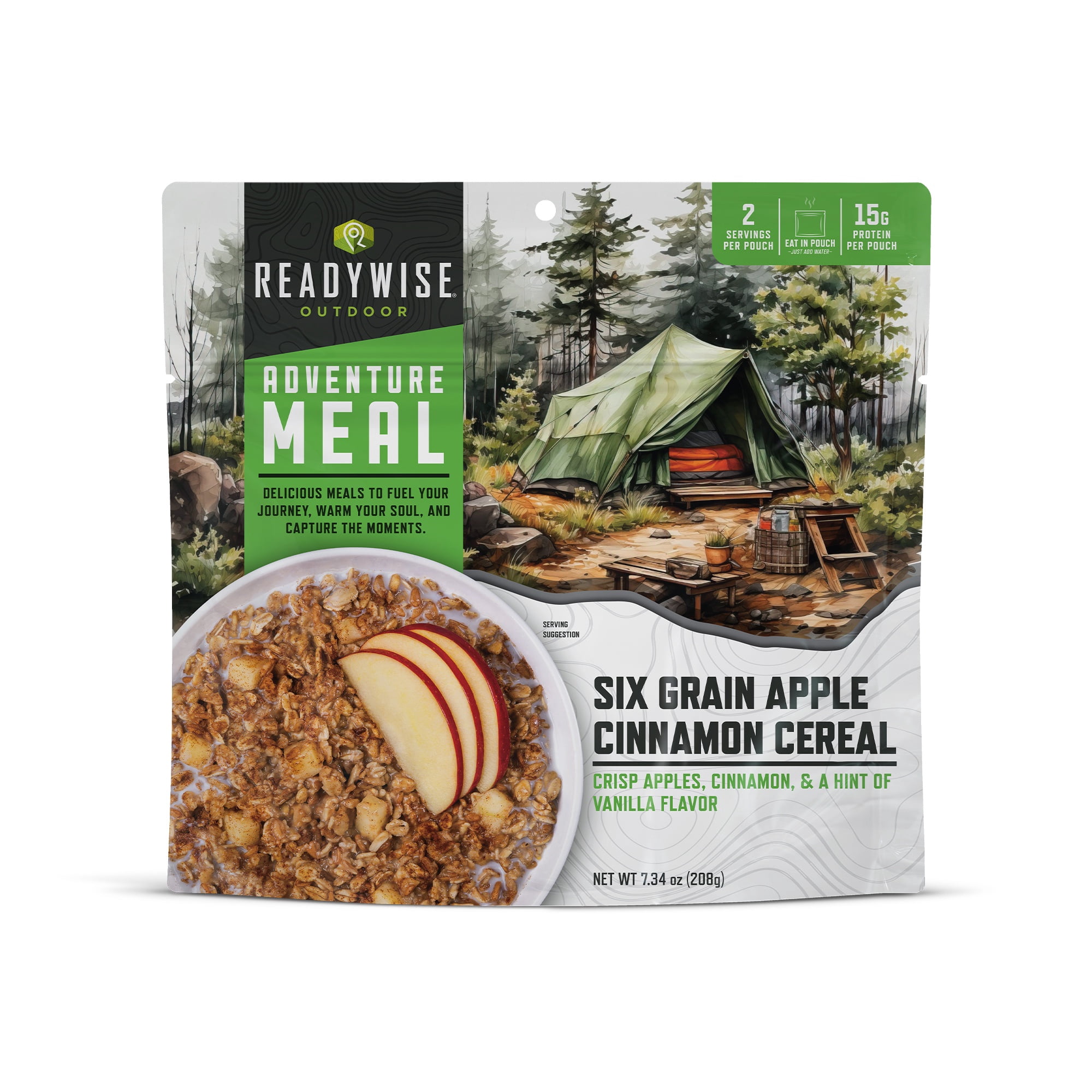 ReadyWise Outdoor Weekend Camping Kit, Freeze-Dried Meals, 4 Entrees & 2 Breakfasts