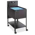 thumbnail image 1 of Safco Extra Deep 1 Drawer Legal Mobile Metal Tub File with Lock in Black, 1 of 3