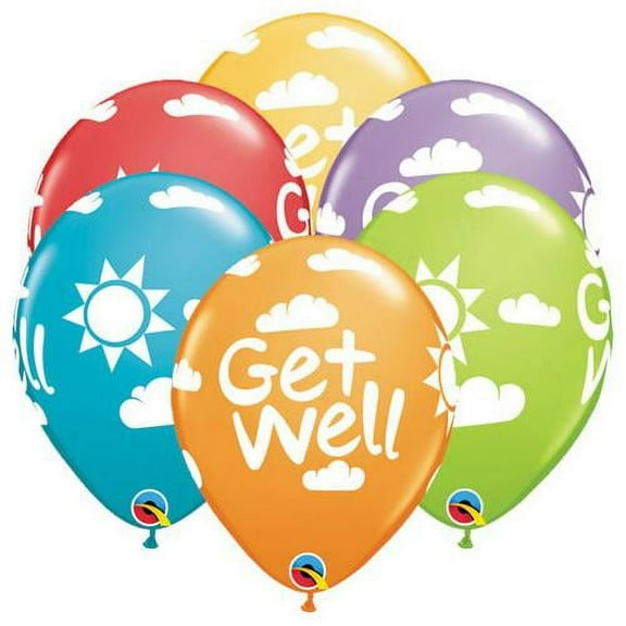 LOONBALLOON Get Well Balloons, 11″ GET WELL SUNSHINE