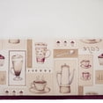 thumbnail image 2 of Kitchen Comfort Cappuccino Embellished Cottage Window Curtain Set 58x36, 2 of 2