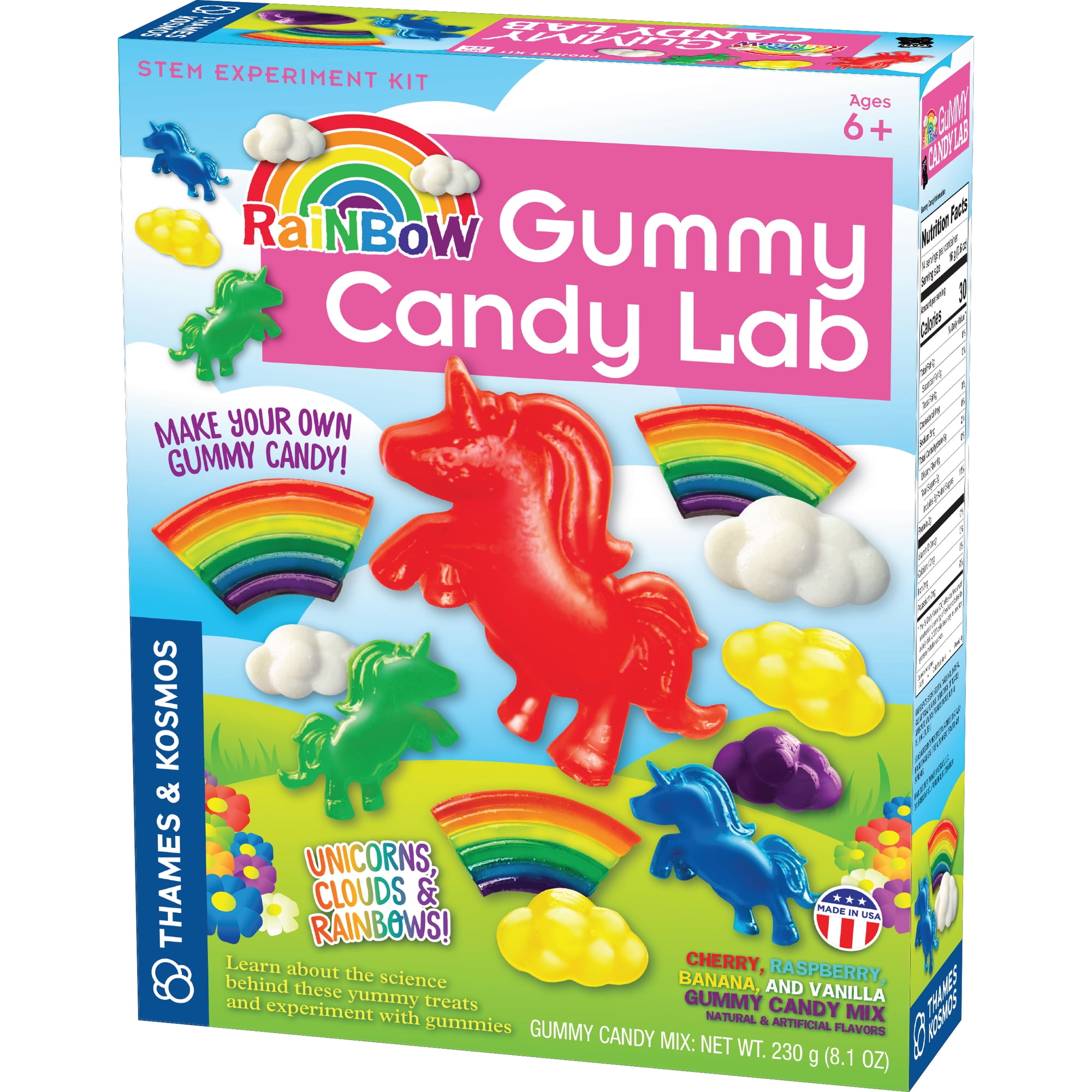 Thames and Kosmos Rainbow Colored Gummy Candy Lab - Create Your Own Unique Candies for Kids Ages 6+