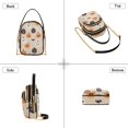 thumbnail image 3 of FORMRS Crossbody Bag for Women Quilted Travel Shoulder Cell Phone Purse with Chain Strap Handbag, Beige Halloween Pumpkin, 3 of 7