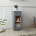 thumbnail image 5 of Vanity Art 12 Inch Small Bathroom Vanity Cabinet with Soft Closing Drawer and Door, Single Door Right Offset Shaker Design Floor Mount Side Bathroom Organizers and Storage, VA4012-1S, 5 of 10