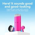 thumbnail image 3 of Lipstick- Wireless Earbuds Bluetooth 5.3 Semi-in-Ear Headphones 20H Playtime with 220mAh Charging Case Fashion Compact Design in Pink or Blue, 3 of 9
