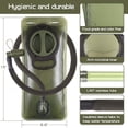 thumbnail image 2 of Mochila de hidratación LANNEY de 2 litros para senderismo, color verde militar, 2 of 7