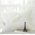 thumbnail image 1 of The Great American Store 600 Thread Count 100% Cotton Solid 2PC Pillowcases (Standard, White) - Best Natural Cotton Super finish Linen, 1 of 4