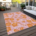thumbnail image 6 of Addison Rugs Chantille Indoor/Outdoor Transitional Floral Pink Washable Rectangle Rug, 3' x 5', 6 of 6