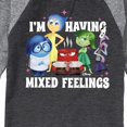 thumbnail image 3 of Inside Out - Mixed Feelings -Toddler And Youth Raglan Graphic T-Shirt, 3 of 4