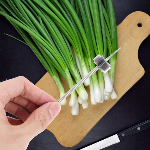 ETHZZLE Plum Blossom Onion Chopper, Stainless Steel Kitchen Gadget for Home, 2Pcs