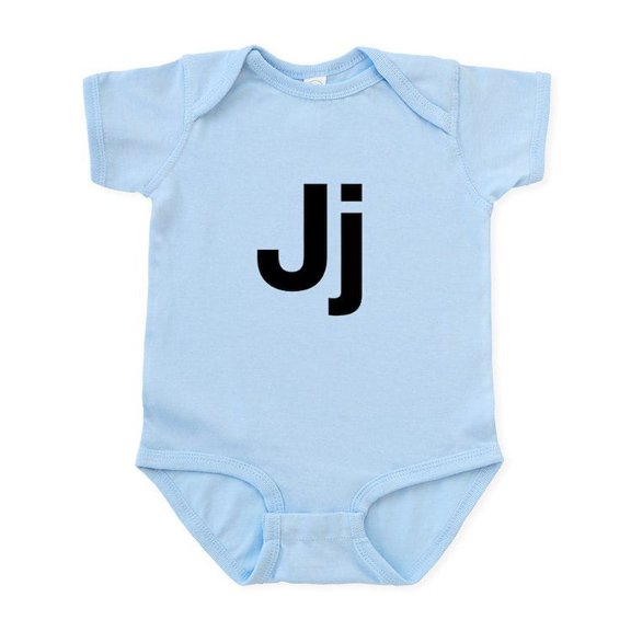 CafePress - Helvetica Jj Infant Bodysuit - Baby Light Bodysuit, Size Newborn - 24 Months