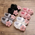 thumbnail image 2 of Zapatos De Bebé Recién Nacido Niñas Lazo-Nudo Lindo Antideslizante Niño Suela Suave Princesa Para Bautizo 0-18 Meses, 2 of 4