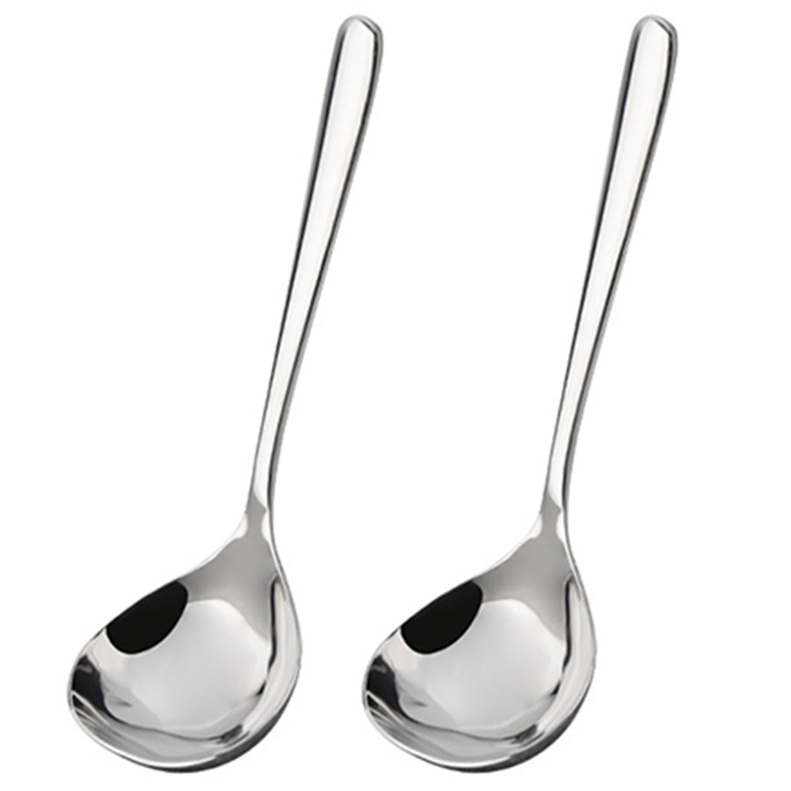 Size 1: 5 Mini Serving Ladle Stainless Steel with Hook Small Oil Ladle Serving Ladle Soup Gravy Sauces Ladle by Global Kitchen 