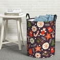 thumbnail image 5 of Picia Winter Holiday Christmas Large Laundry Basket, Waterproof, Freestanding Laundry Hamper, Collapsible Tall Clothes Hamper with Extended Handles-Medium, 5 of 8