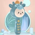 thumbnail image 3 of Bluetooth Speaker Handheld Microphone for Kids Girls blue, 3 of 9