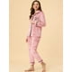thumbnail image 4 of Conjuntos de pijama para mujer Ropa de dormir con botones Traje de noche suave para mujer Conjuntos de salón Pj Rosa S, 4 of 6