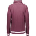 thumbnail image 2 of Holloway Sportswear 2XL Womens All-American Funnel Neck Pullover Maroon Heather/White 229763, 2 of 5