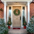 thumbnail image 6 of Casafield 24 Inch Artificial Green Fir Christmas Wreath Indoor/Outdoor Holiday Décor, 6 of 7