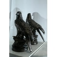thumbnail image 5 of Pair of Aluminum Eagle Statues Majestic Bird Sculptures 20" x 12" x 14"H, 5 of 11