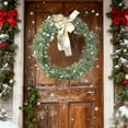 thumbnail image 4 of RuiJiao Christmas Wreath Artificial Plastic Red Gold Decorations, Waterproof Eco-Friendly Holiday Indoor/Outdoor Door Wall Fireplace Decoration, 4 of 6