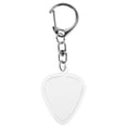 thumbnail image 1 of USHOBE Wood Guitar Pick Holder Keychain Clear Case with Heart Pendant for Guitar Accessory, 1 of 8