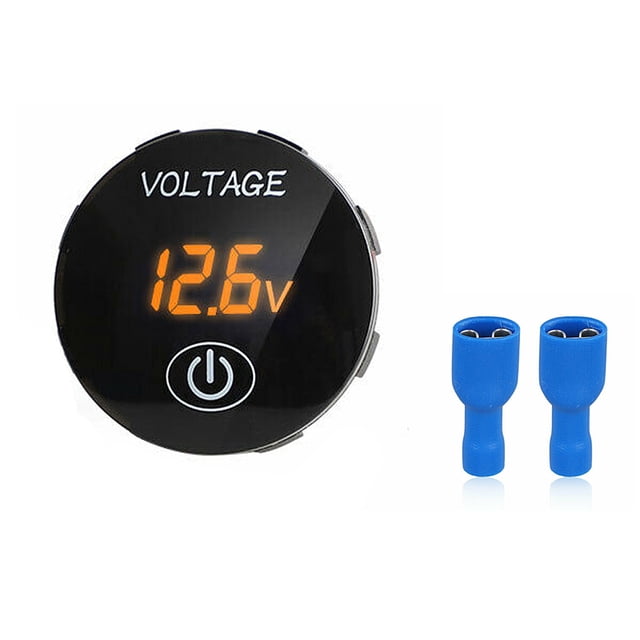Sidaley Voltímetro de 5 V-48 V CC con pantalla Digital de Terminal, medidor de voltaje de coche, piezas de repuesto, Control táctil, IP65, Type3 NO3