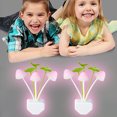thumbnail image 4 of xaoyunyn Romantic LED Night Light Sensor with Pomegranate,Energy Saving Multi Color Changing Plug in for Bedroom,Bathroom,Living Room,Child and Adult Decor, 4 of 9