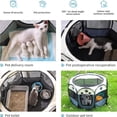 thumbnail image 6 of Portable Pet Playpen, Dog Playpen Foldable Pet Exercise Pen Tents Cat House Playground for Puppy Kitten Indoor Outdoor Travel Camping Use(S 29.1x29.1x16.9"), 6 of 10