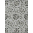 thumbnail image 2 of Addison Rugs Chantille Indoor/Outdoor Traditional Floral Gray Washable Rectangle Rug, 8' x 10', 2 of 6