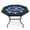 Blue, variant on YYAo 48 Inches Foldable Poker Table with Padded Rails and Cup Holders-Blue