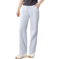 thumbnail image 3 of jiaxiM Girls Sweatpants Loose Fit Casual Elastic Waisted Straight Leg Lounge Pants with Pockets Workout Baggy Yoga Pants 4-16Y, 3 of 6