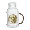 thumbnail image 3 of Vaso de vidrio para helado, decoración con diseño floral, novedoso hervidor portátil para Pava, 3 of 9