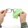 thumbnail image 2 of Unique Bargains 10 Pcs Reusable Glasses Cleaning Cloth for Glasses 5.91"x5.91" Light Green, 2 of 5