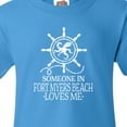 thumbnail image 4 of Inktastic Someone in Fort Myers Beach Loves Me Youth T-Shirt, 4 of 5