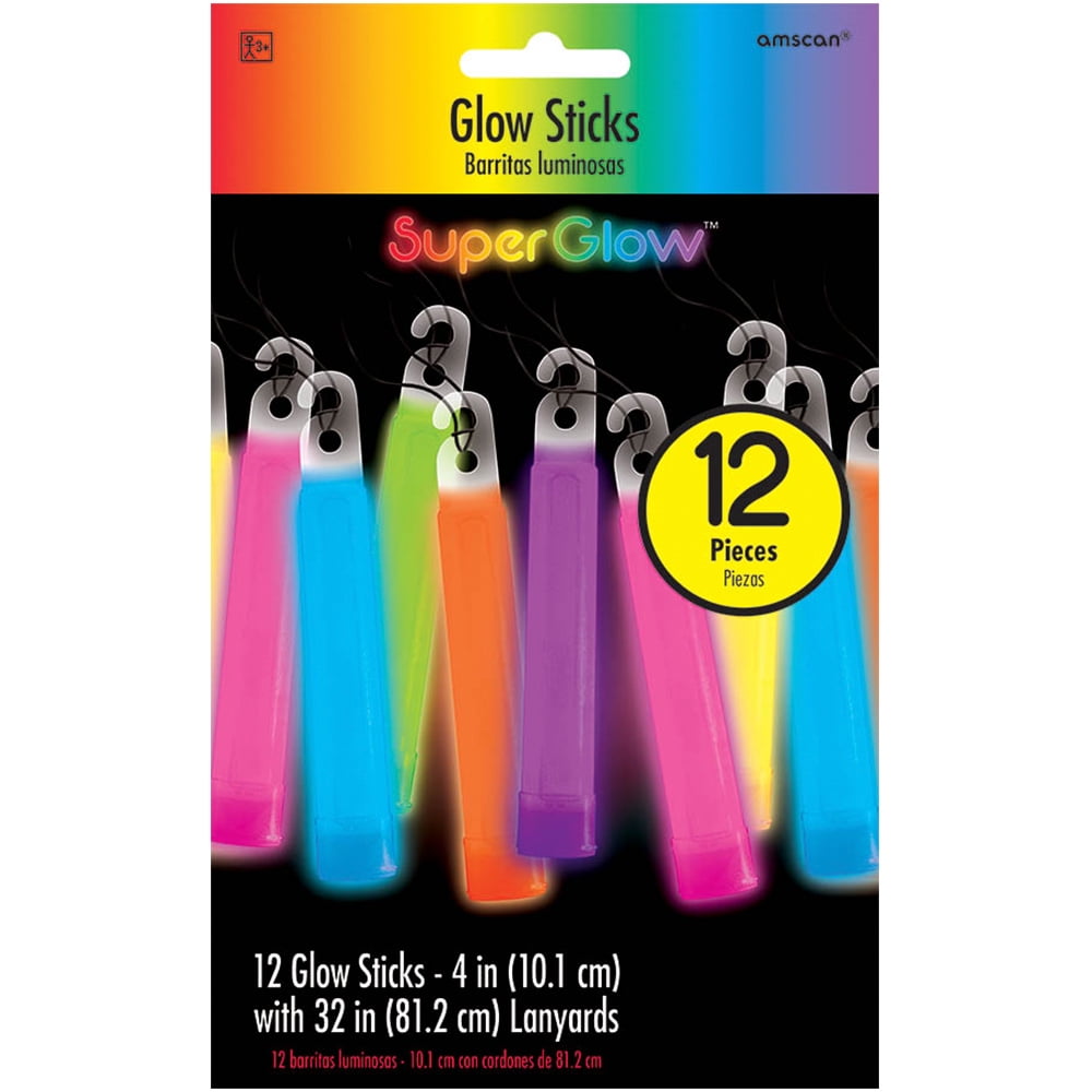 2 Pack of Lanyard Glow Sticks Blue 10cm Glowstick Light Stick Free Shipping 
