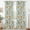 Sage Green, variant on Blue Botanical Print Drapes 63 Blackout Flower Curtains for Kids Room Thermal Insulated Back Tab Farmhouse Light Filtering Curtain for Living Room Bedroom Blue Elegant Home Decor