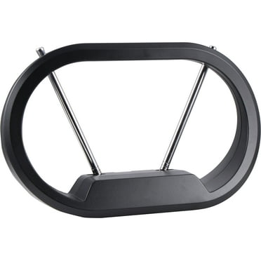 ONN Indoor TV Antenna with 4 ft Coaxial Cable, with 30 Miles Reception Range