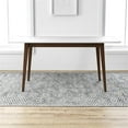thumbnail image 5 of Pemberly Row 63" Rectangle Wood Dining Table in White Top/Walnut Legs, 5 of 5