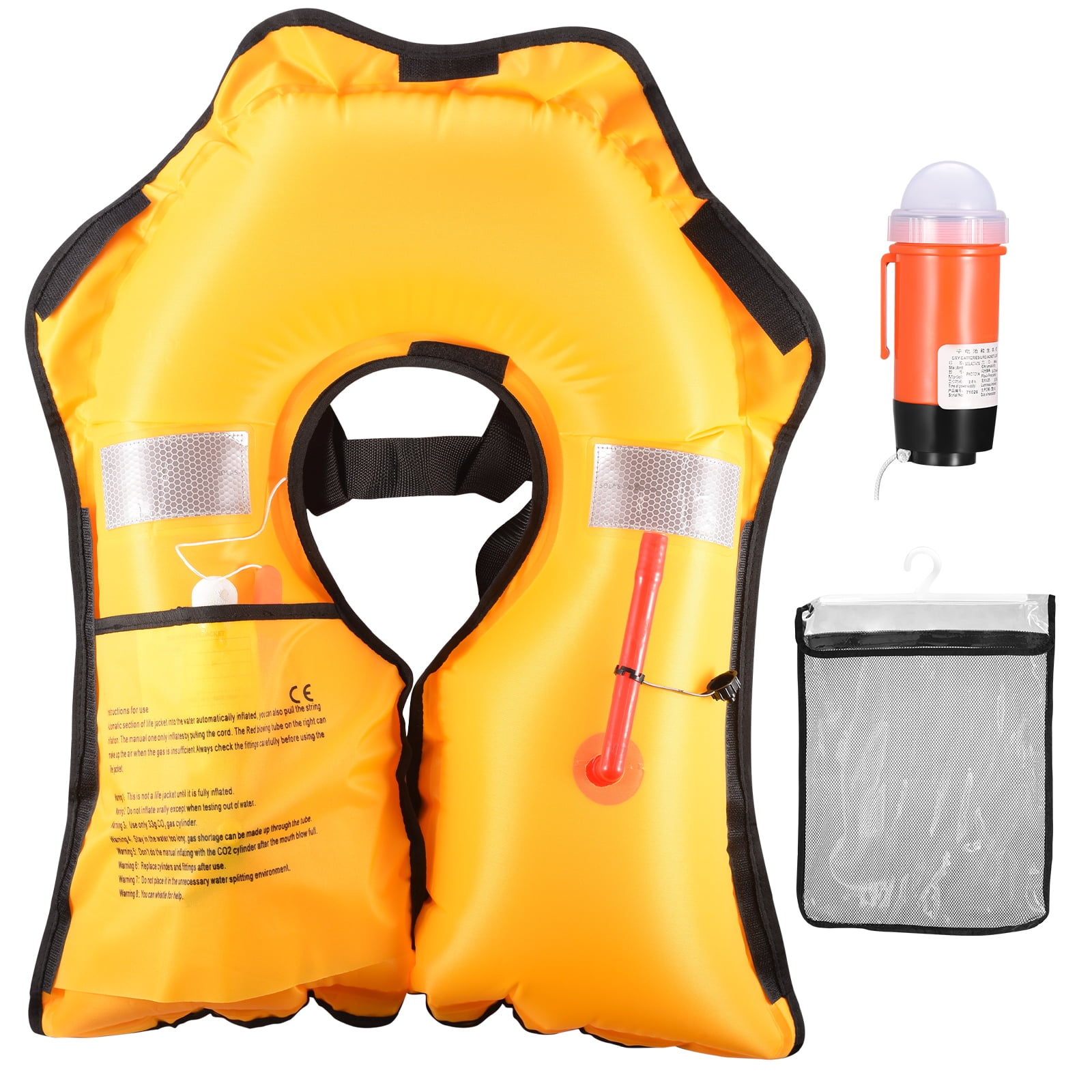 Automatic Inflatable Swimming Life Jacket Fishing Life Vest Jacket Adult Unisex 