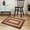 Red, variant on Senfot 2x3 Small Braided Printed Doormat Washable Boho Farmhouse Geometric Rug Non-Slip Indoor Outdoor Mat Black