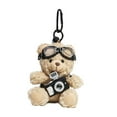 thumbnail image 2 of Rongfmy Keychain Pendant Hanging Creative Ornament Adorable Versatile Gift Key Chain for Goggles Brown Bear, 2 of 9