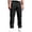 Black, variant on Men's Soft Cotton Blend Cargo Pants with Adjustable Drawstring Waist and Multiple Pockets Featuring Breathable Relaxed Fit Fabric Gray XXL
